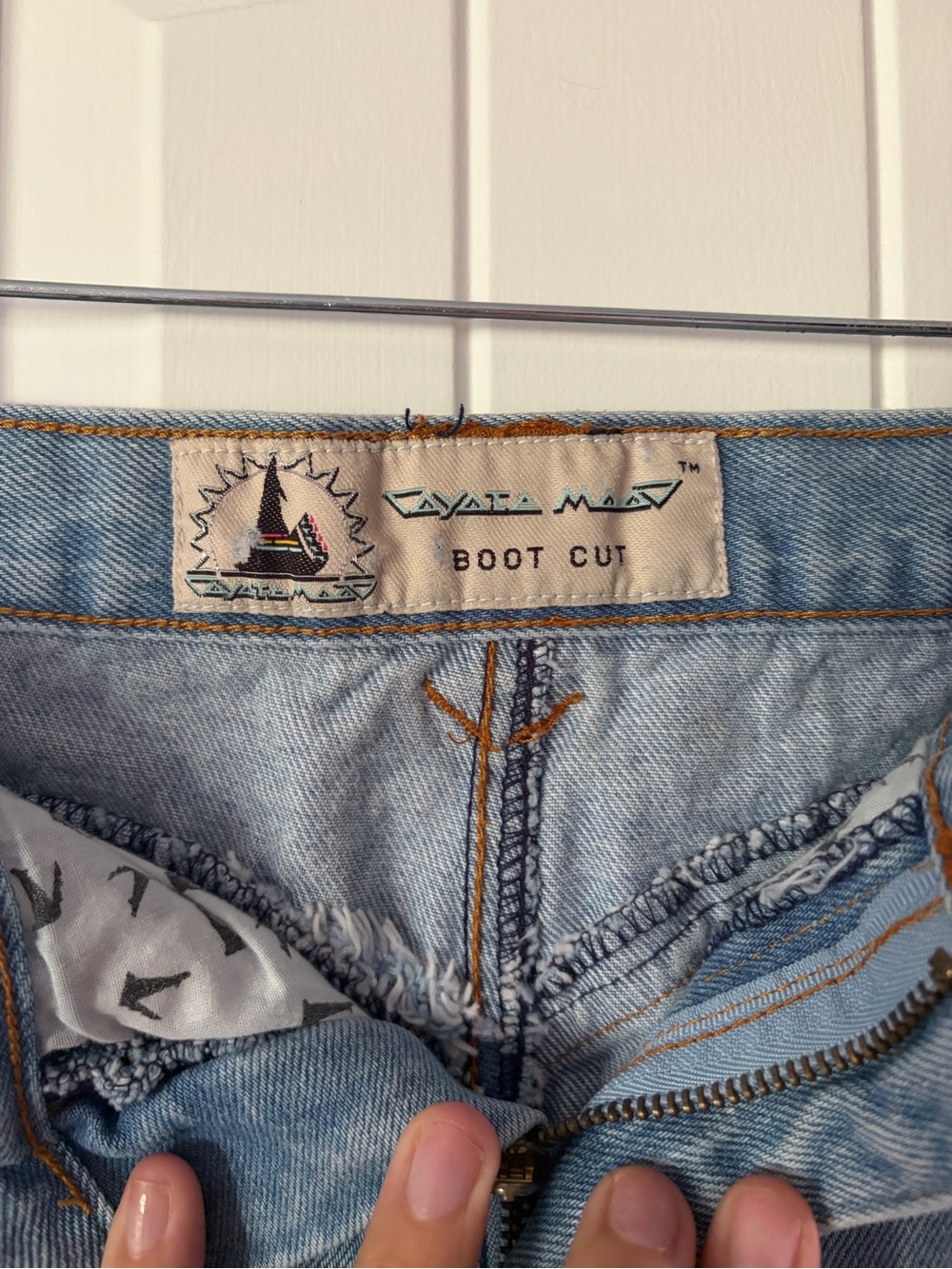 Boot Cut Women's Jeans - Light Blue Denim